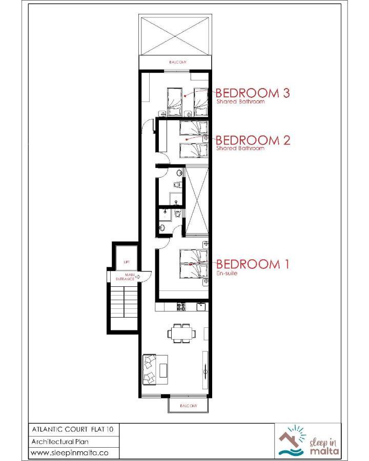 F10 Modern And Bright Apartment In Malta Msida Εξωτερικό φωτογραφία